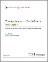 The Apprication of Social Media in Disasters